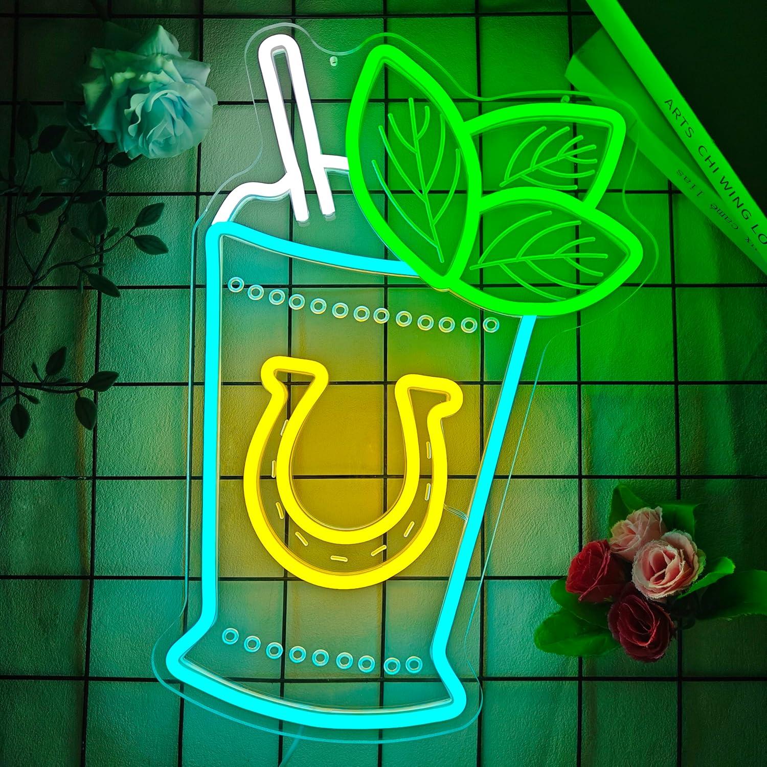 لافتة نيون لكوكتيل مينت جوليب  - مراجعة Neon Sign Party وسعره