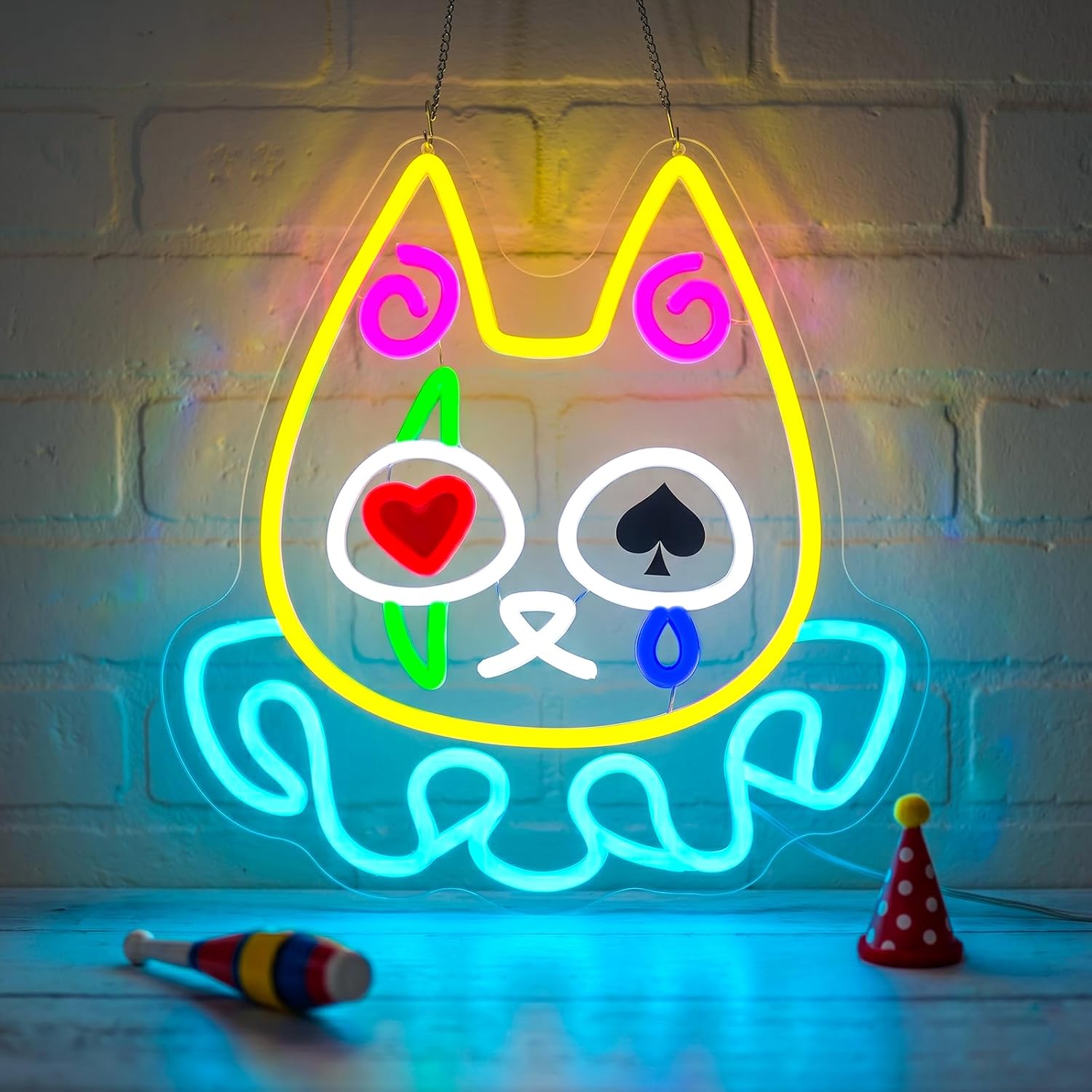 لافتة نيون LED على شكل قطة مهر - مراجعة Neon Sign Party وسعره
