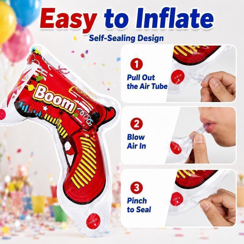 10 قطع من مسدس البالونات اليدو - مراجعة Confetti Cannon Tube وسعره