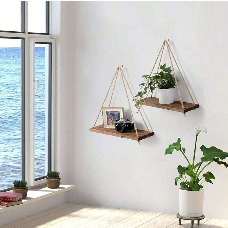 أرجوحة خشبية معلقة حبل القنب ر - مراجعة Flower Wall Panel وسعره